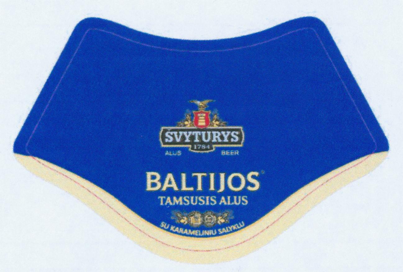 Prekės ženklas: ŠVYTURYS 1784 BALTIJOS TAMSUSIS ALUS